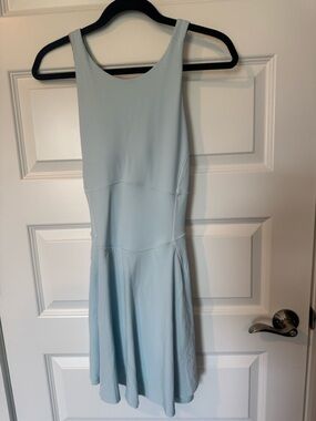 lululemon athletica Light Blue Sleeveless Midi Dress